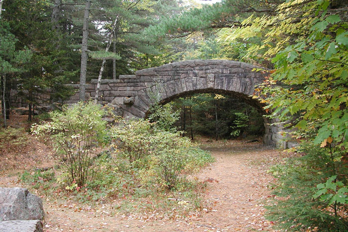 mountain tunnel and bridge trail